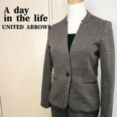 アデイインザライフ　ユナイテッドアローズ　千鳥格子柄セットアップパンツスーツ