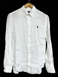 RALPH LAURENラルフローレンの長袖リネン麻シャツ　Lサイズ　送料無料
