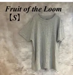 Fruit of the Loom【S】杢グレー 半袖Tシャツ 脇シームレス