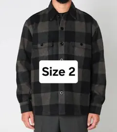 KAJA WOOL BUFFALO CHECK CPO JACKET OVYのサムネイル
