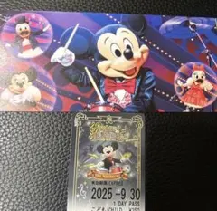 ディズニー　リゾートライン フリーきっぷ　リゾラ　ビッグバンドビート　9/30