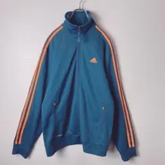 カ*イ様 OLD adidas 刺繍ロゴ　トラックジャケット　ジャージ　レア　メ