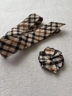 Burberry ヘアゴム 2個セット ノバチェック - メルカリ