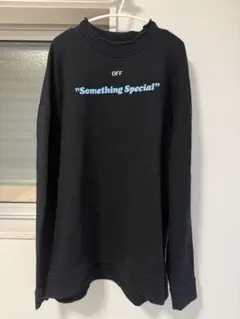 【OFF-WHITE 】オフホワイト ダメージ加工スウェット