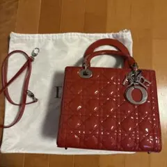 お値下げ　レディディオール　DIOR バック　エナメルのサムネイル