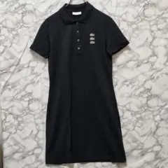 美品】タイトリスト ゴルフ ポロシャツワンピース 黒 M ブラック