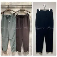 【極美品】Theory《洗える・冷感・速乾》ドロストパンツ ゆったりめ