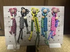 パラコードまる耳ナスカンキーホルダー