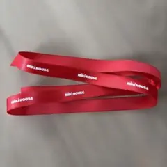 Miki House 赤 サテンリボン 約160cm
