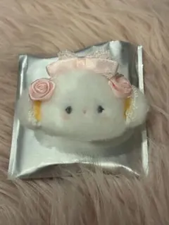 サンリオ ホワイトフリル シークレットヘアクリップ こぎみゅん　ヘアアクセサリー