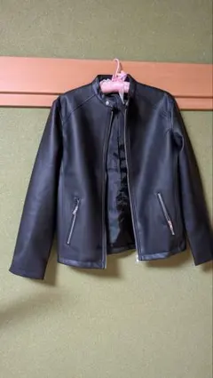 美品　ナイラス　ライダース　ブラック