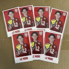 モバガチャ名 バレーボール男子日本代表 森愛樹 ステッカー