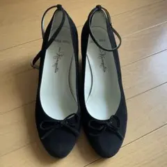 kanematsu ウェッジソールパンプス 黒