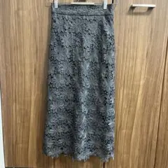 【N.NaturalBeautyBasic】タイトスカート グレー