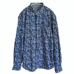 23区 HOMME★リバーシブル ストライプ×フラワー柄シャツ48のサムネイル