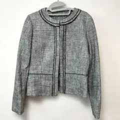 ノーカラーツイードジャケット　パンツ　セットアップ　卒入学式　オケージョン