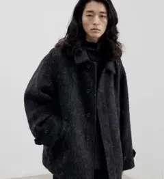 WYM SHAGGY SHORT SOUTIEN COLLAR BLOUSON