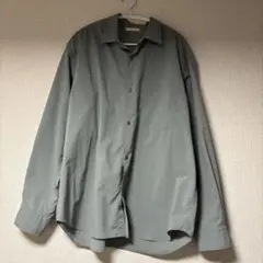 ユナイテッドアローズ　ポリエステルポプリン長袖シャツ