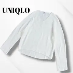 UNIQLO/ユニクロ/3DコットンリラックスVネックセーター