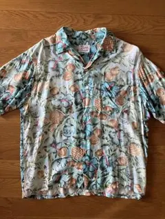60s-70s vintage ハワイアンシャツ アロハシャツ 開襟 レーヨン - メルカリ