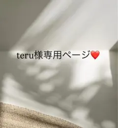 teru様専用ページ♡