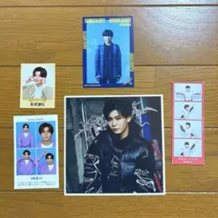 長尾謙杜 なにわ男子 証明写真＋ハートポーズ＋4カット＋カミガタボーイズ特典2種