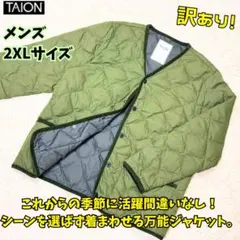 ⭐美品　訳あり　TAION CITY LINE　タイオン ダウンジャケット2XL