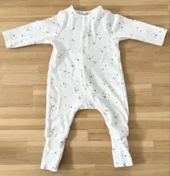 ZARA 星柄 ロンパース ホワイト 0-1M 56cm