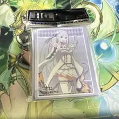 リゼロ パチスロ代 エミリア スリーブ 新品未開封 ミッドナイトブルー