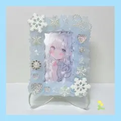 【雪の結晶】 ホイップデコ B8 硬質トレカケース 【冬季限定】