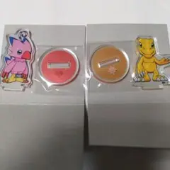 デジモンAniBirth ミニアクリルスタンド　アグモン　ピヨモン