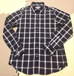 AIGLE チェック柄 長袖シャツ 36