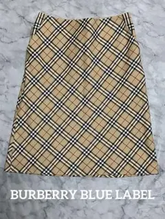 BURBERRY BLUE LABEL ノバチェック スカート フレア y2k - メルカリ