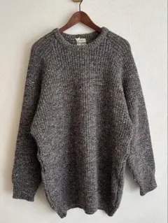 70s~ Cladyknit セーター　ネップ　ラグラン　アイルランド製