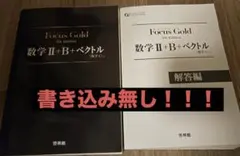 【書き込みなし！】Focus gold 数II・B＋C(ベクトル) 新課程