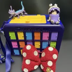 【パーク限定】モンスターズインク ポップコーンバケット ミニーマウス リボン