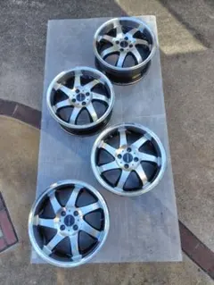 社外品 アルミホイール 15インチ×6J+42 PCD100-4H 4本セット 2025年最新】15インチ 4穴 pcd100 6jの人気アイテム - メルカリ