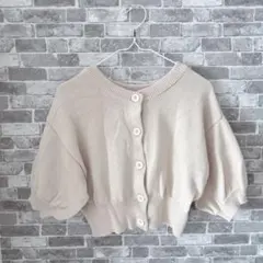 レディース用ショート丈カーディガン