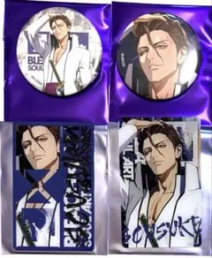BLEACH×LAM 藍染惣右介 缶バッジ　10個 BLEACH×LAM 藍染惣右介 缶バッジ 10個 - メルカリ