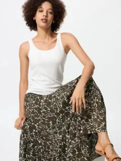 エアリズムコットンブラタンクトップ/ホワイトL