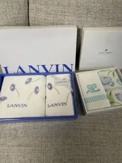 タオルセット　ランバン＆クレージュ　４点