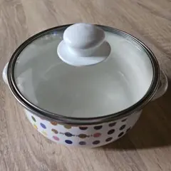 【ワカバト】ホーロー鍋　ラビアンローズ　両手鍋　未使用品 ワカバト】ホーロー鍋 ラビアンローズ 両手鍋 未使用品 - メルカリ