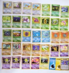s*a様 ポケモンカード　旧裏面　イーブイ他36枚　まとめ売り