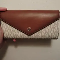 MICHAEL KORS 長財布 ベージュ/ブラウン