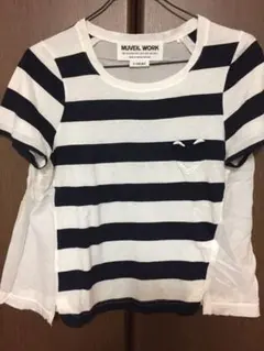 ミュベールワークハートパッチボーダー Tシャツのサムネイル