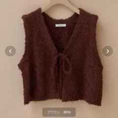 FREAK'S STORE ニットベスト／テープヤーンベスト ベストのサムネイル