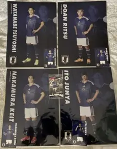 サッカー日本代表 一番くじ H賞 クリアファイル＆ステッカー - メルカリ