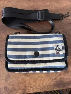 CHUMS ストライプショルダーバッグ