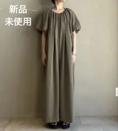 ito fukuoka リネン バックオープン オールインワン バイカラー - メルカリ