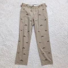 POLO RALPH LAUREN ポロ ラルフローレン 刺繍 総柄 チノパンツ